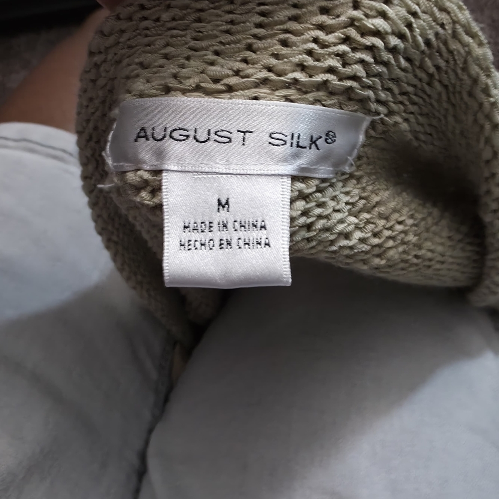 August Silk Beige Women's Cardigan - Picture 4 of 6